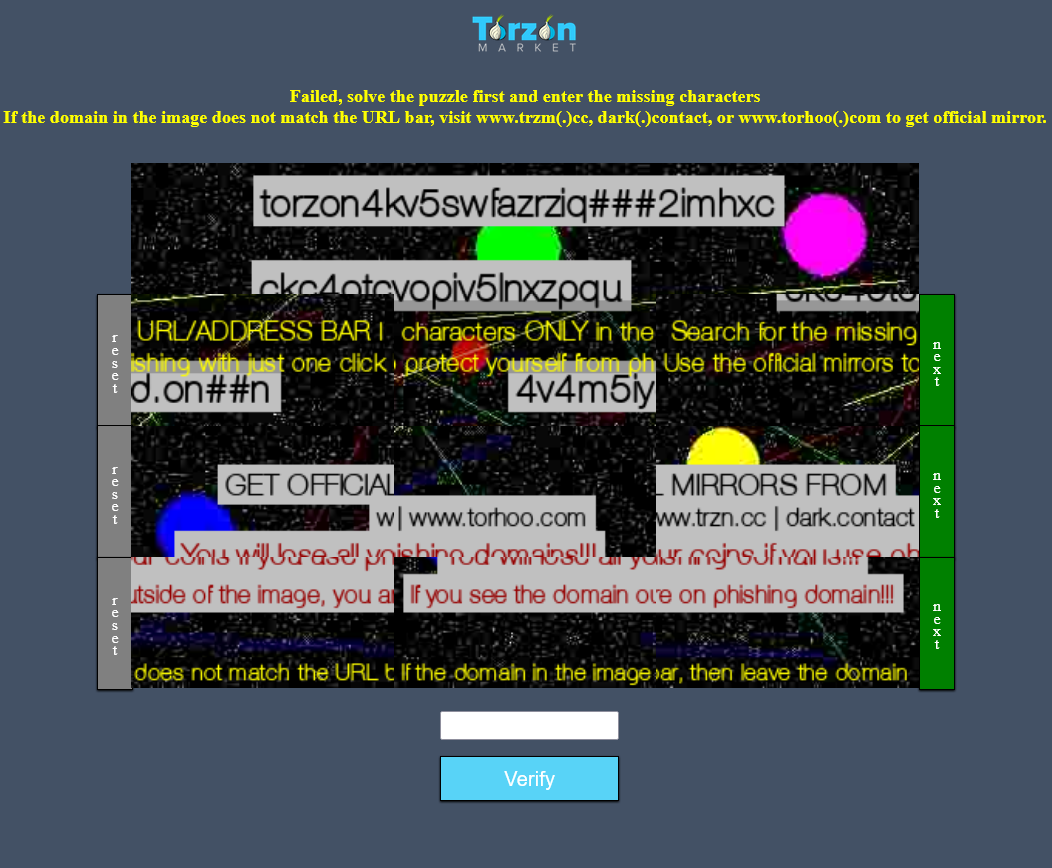 Torzon Market Dashboard, a modern dark-themed dashboard with navigation, search, and product listings